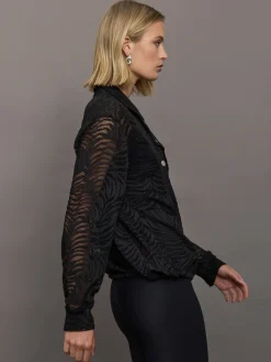 Artemis Fem Lace Bomber Jacket