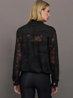 Artemis Fem Lace Bomber Jacket