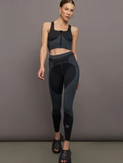 aSMC Two-Tone Zipped Crop