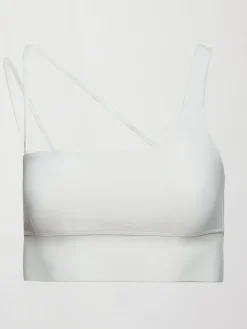 Asymmetrical Strappy Bra in Diamond Compression