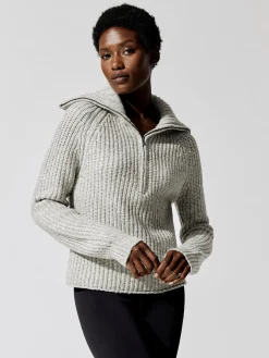 Audrey Zip-Up Sweater