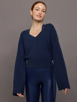 Bell Sleeve Off Shoulder Sweater