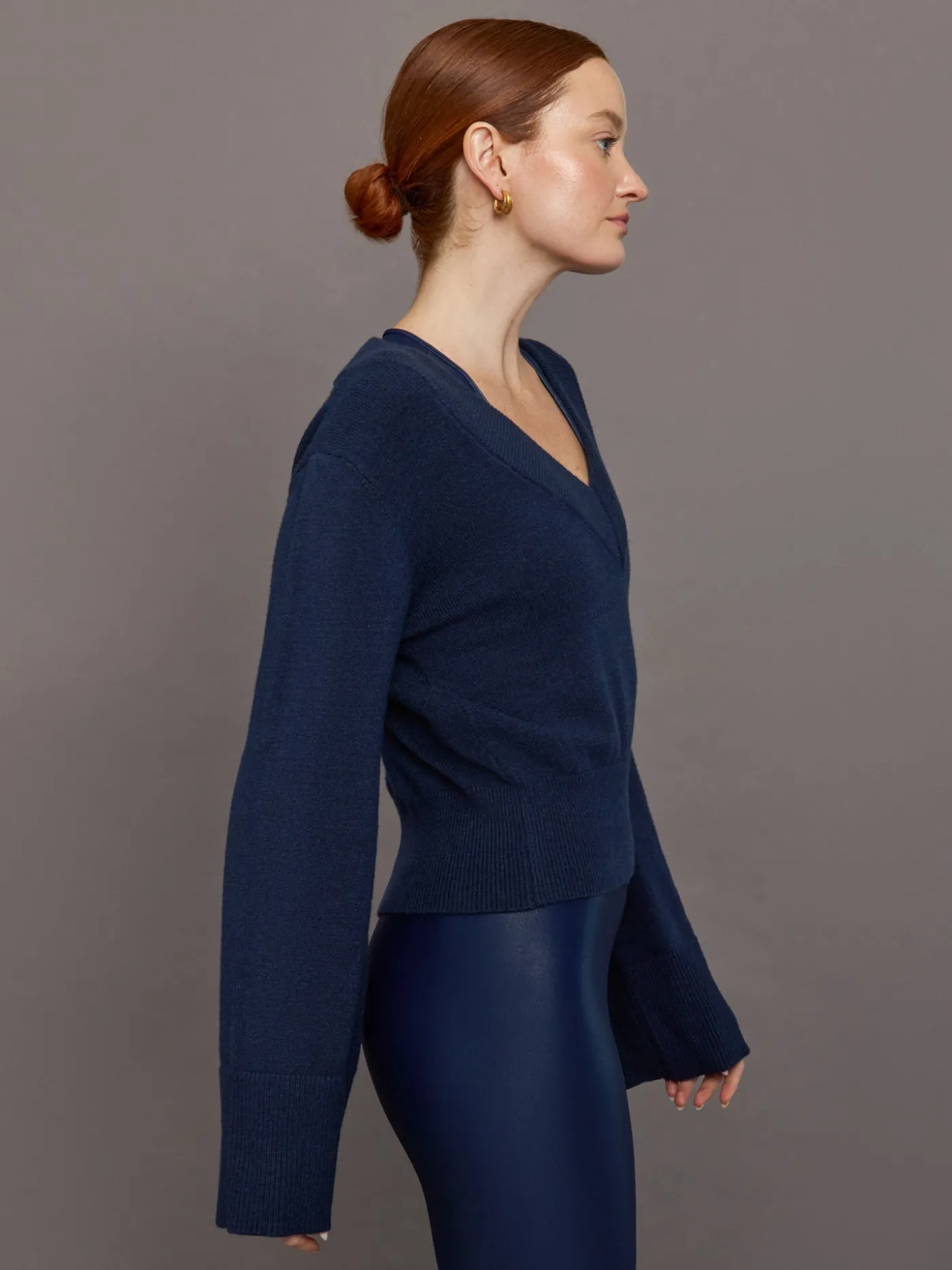 Bell Sleeve Off Shoulder Sweater