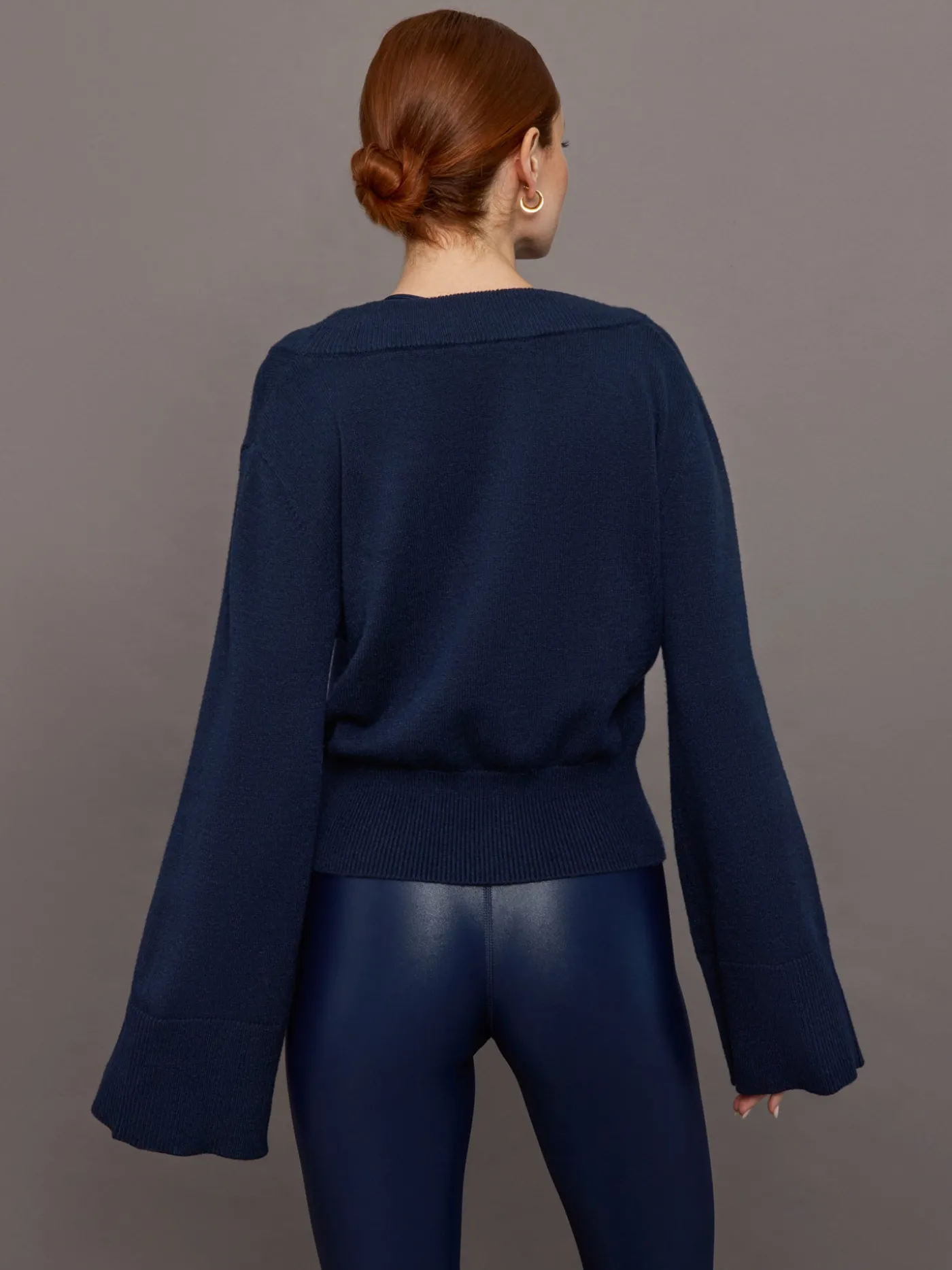 Bell Sleeve Off Shoulder Sweater
