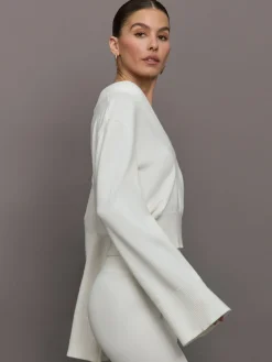 Bell Sleeve Off Shoulder Sweater