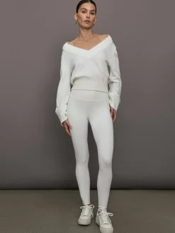 Bell Sleeve Off Shoulder Sweater