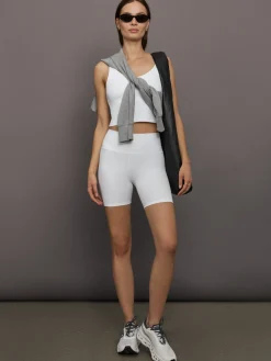 Biker Short in Ribbed Melt