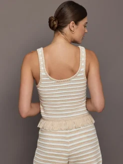 Canyon Freida Knit Fringe Top
