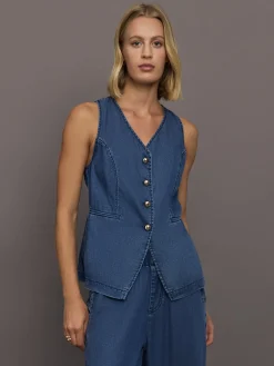 Chambray Vest