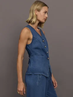 Chambray Vest
