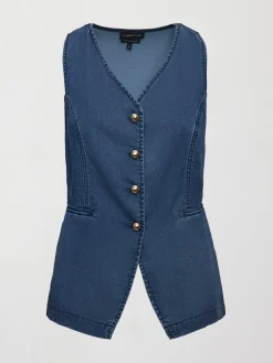 Chambray Vest