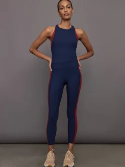 Colorblock High Neck Tank