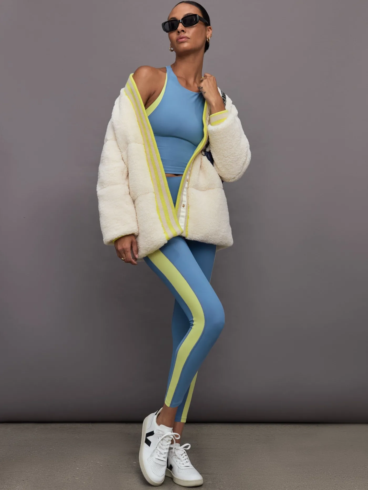 Colorblock Legging in Melt