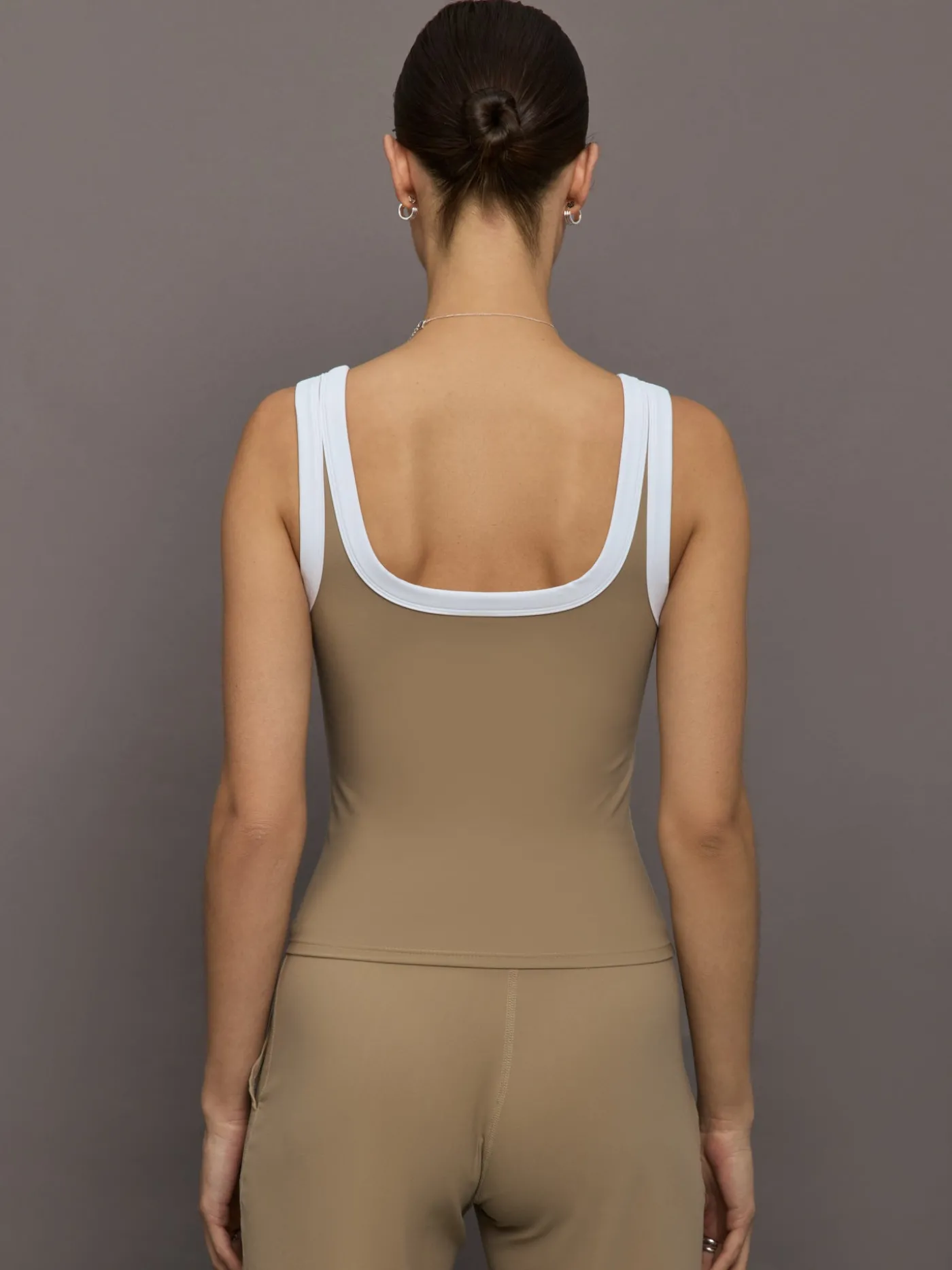 Colorblock Scoop Tank in Melt