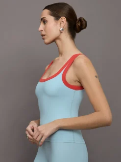 Colorblock Scoop Tank in Melt