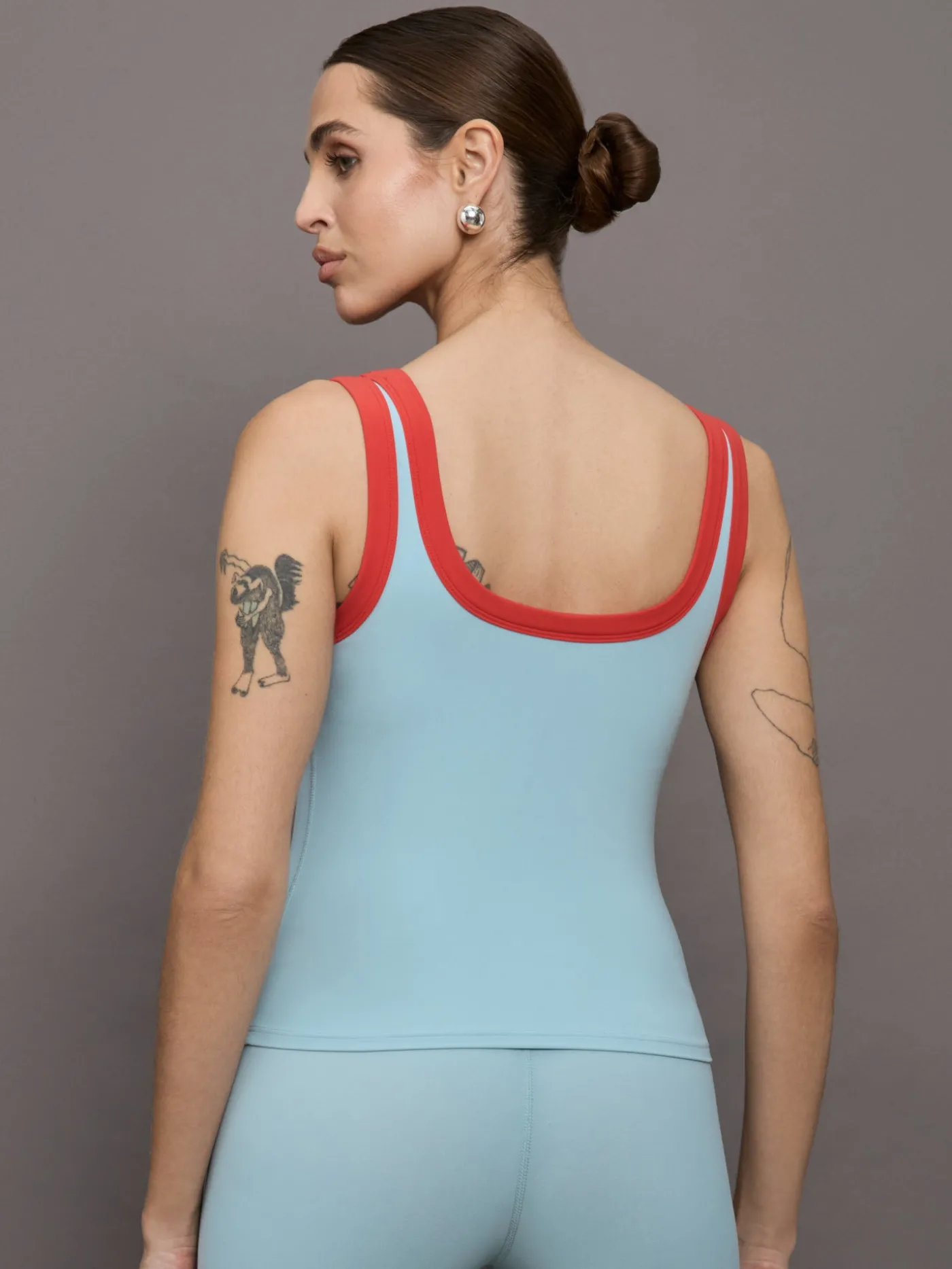 Colorblock Scoop Tank in Melt