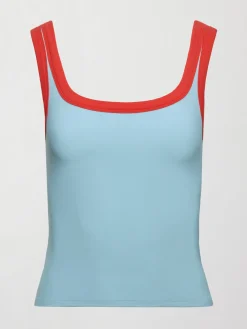 Colorblock Scoop Tank in Melt