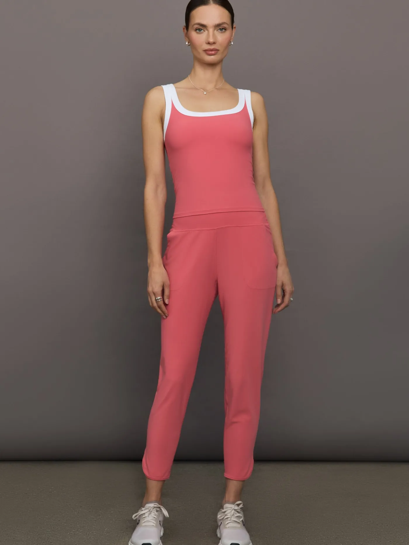 Colorblock Scoop Tank in Melt