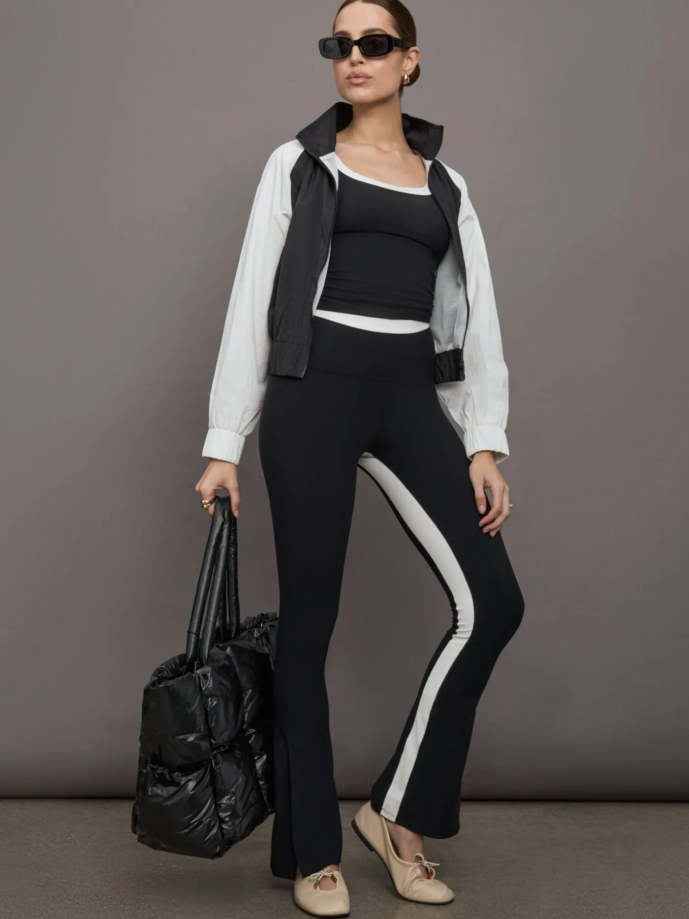 Colorblock Split Bootcut Legging in Melt