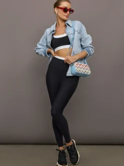 Contrast Waistband Legging in Melt