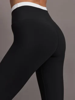 Contrast Waistband Legging in Melt