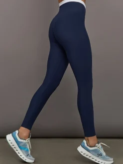 Contrast Waistband Legging in Melt