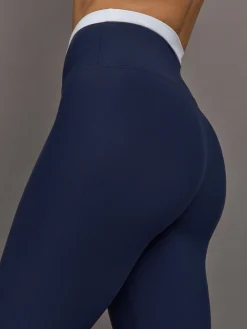 Contrast Waistband Legging in Melt