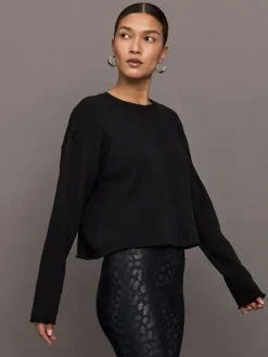 Crew Neck Sweatshirt in French Terry