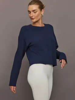 Crew Neck Sweatshirt in French Terry