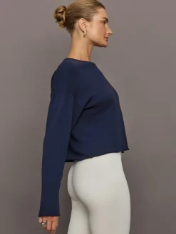 Crew Neck Sweatshirt in French Terry