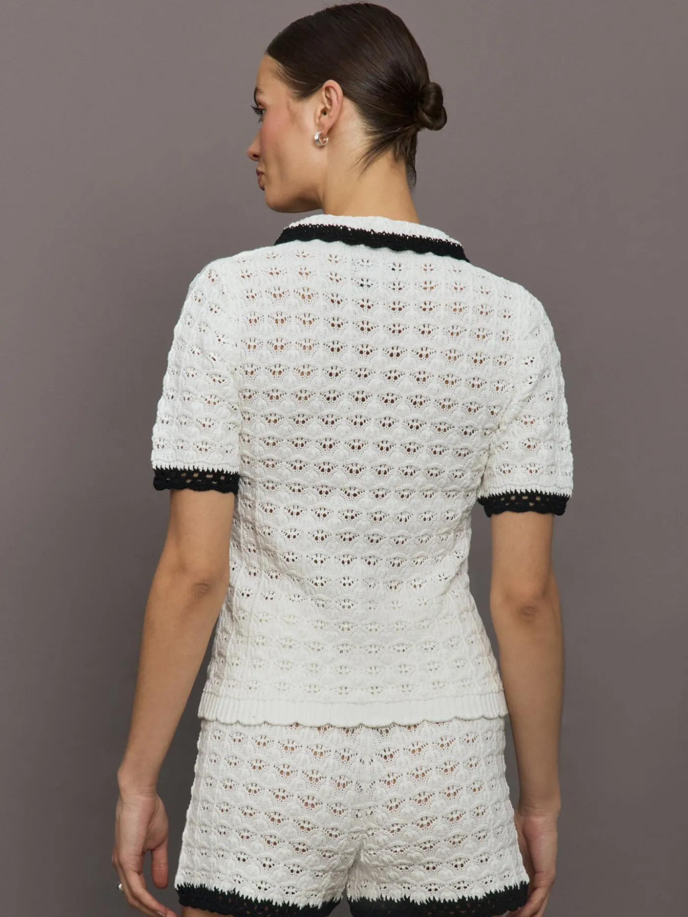 Crochet Button Front Top