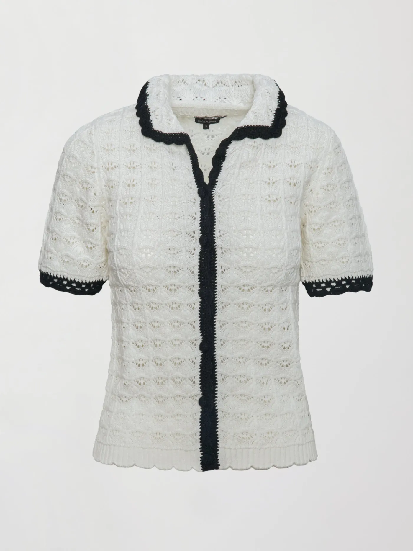 Crochet Button Front Top