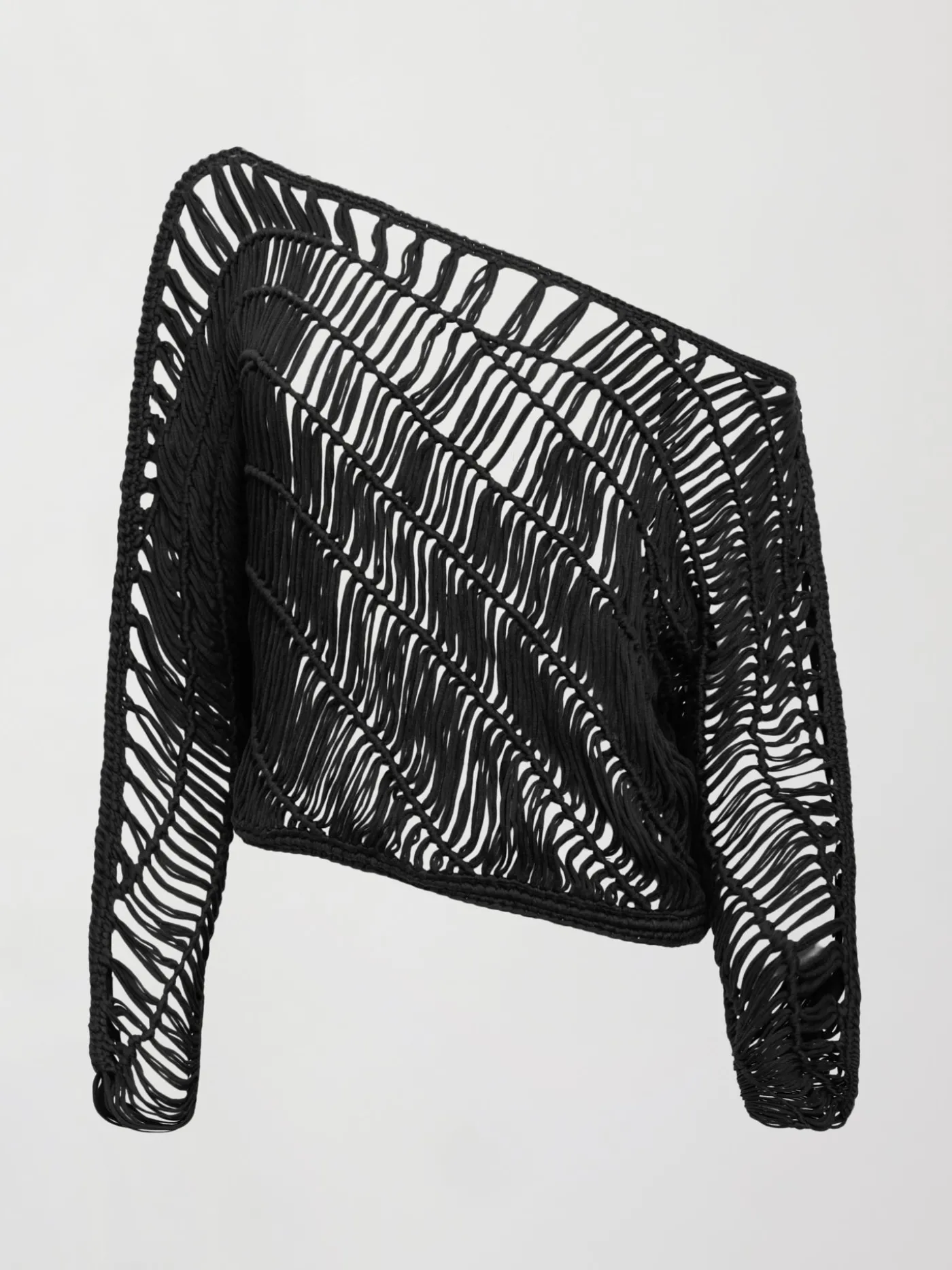 Crochet Off Shoulder Sweater
