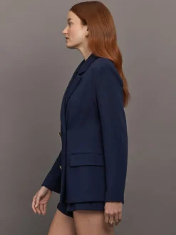 Double Breasted Blazer in Scuba