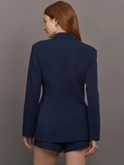 Double Breasted Blazer in Scuba