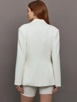Double Breasted Blazer in Scuba