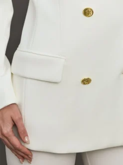 Double Breasted Blazer in Scuba