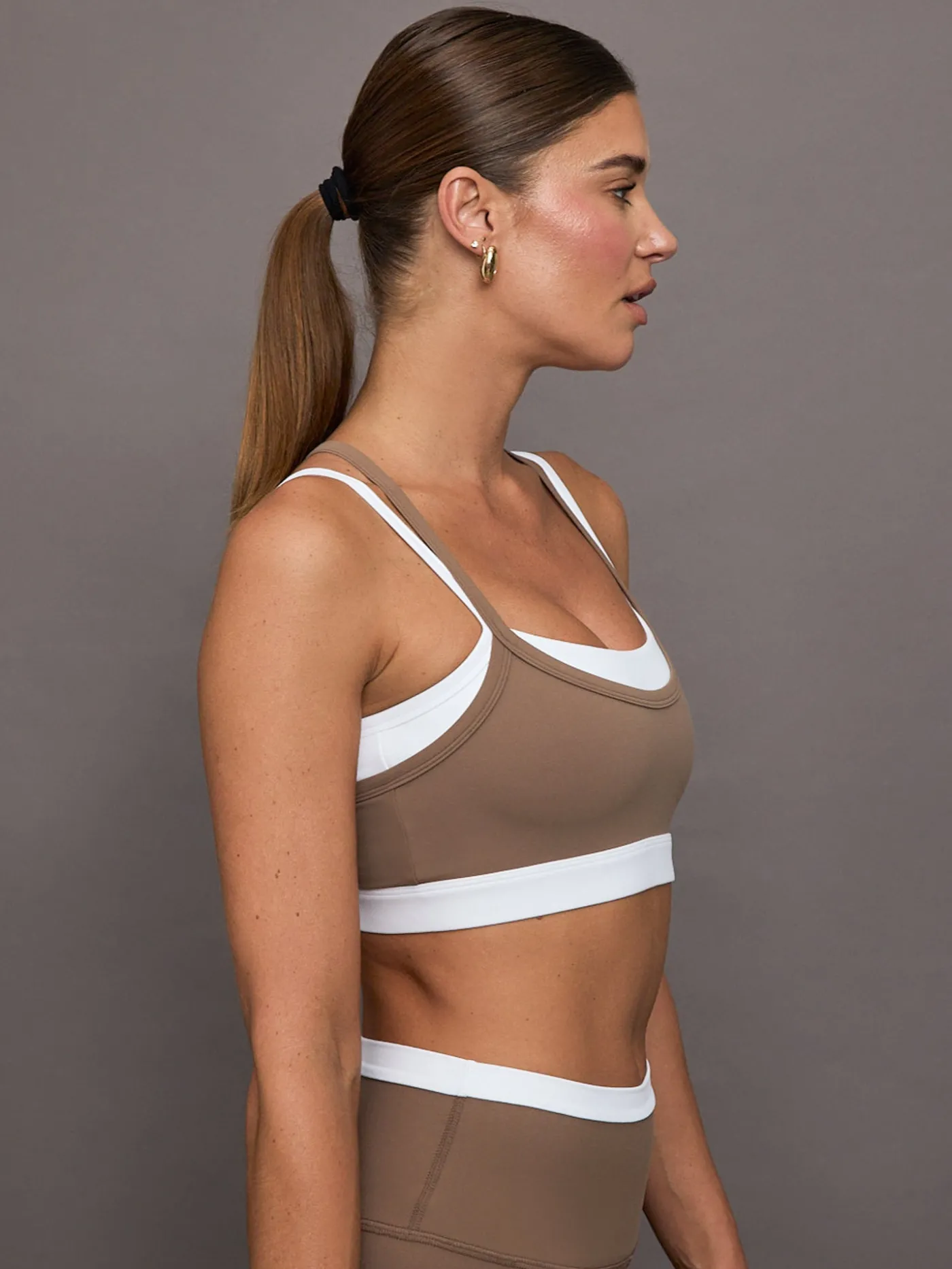 Double Layered Contrast Bra in Melt