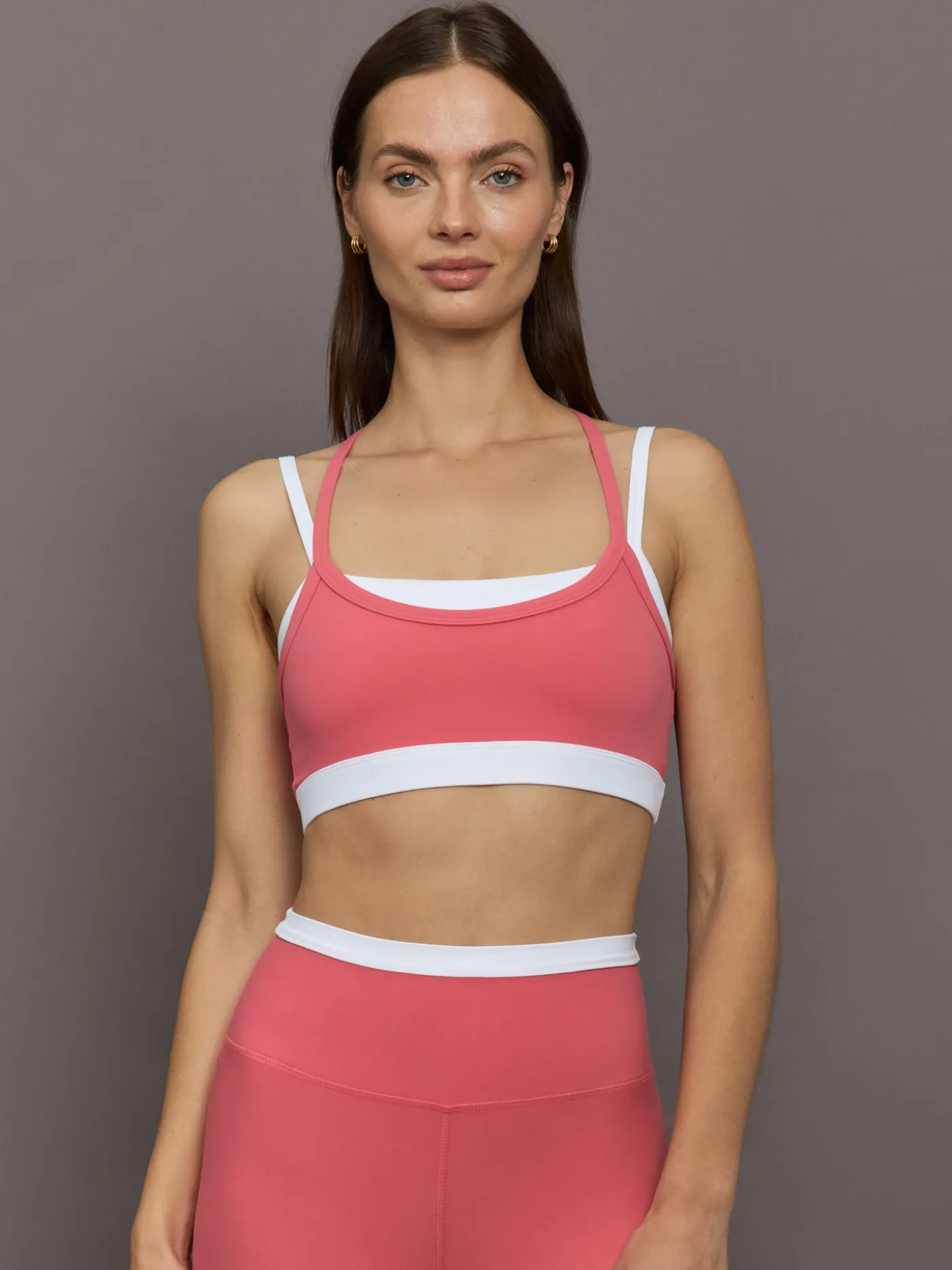 Double Layered Contrast Bra in Melt