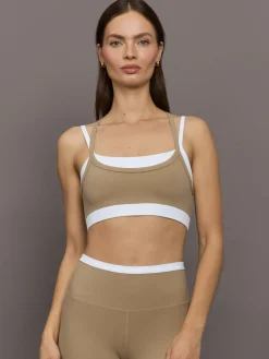 Double Layered Contrast Bra in Melt