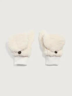 Faux Sherpa Flip Top Mittens