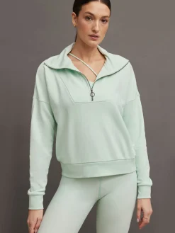 FRENCH TERRY HALF ZIP