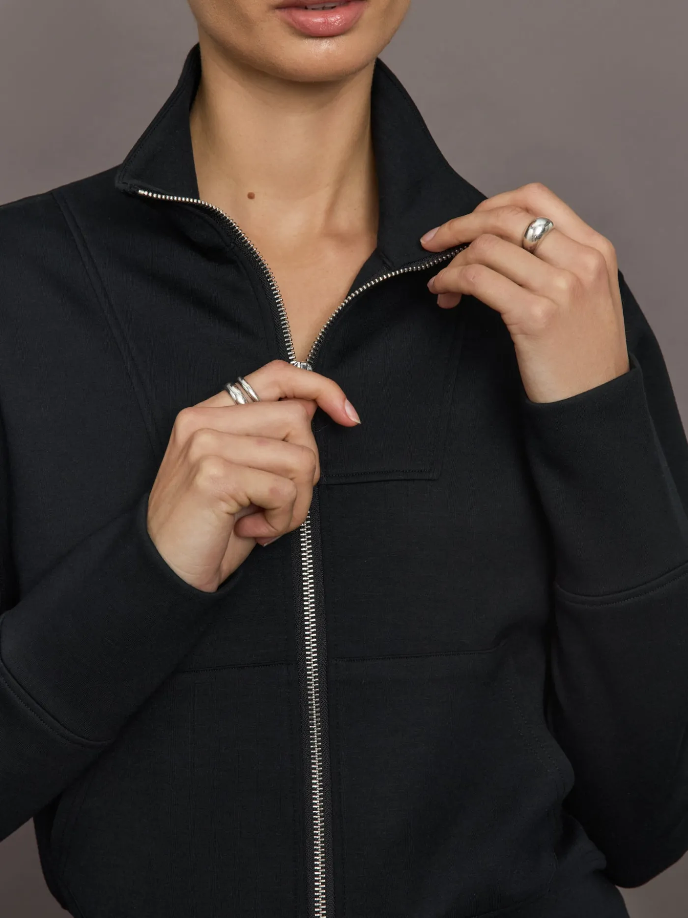 Full Zip Jacket in Interlock