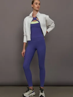 High Neck Cut Out Colorblock Tank in Melt