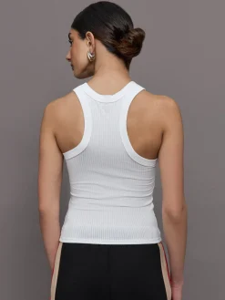 High Neck Ribbed Jersey Tank Multipack