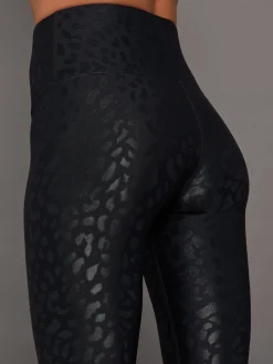High Rise 7/8 Legging in Leopard Takara Shine
