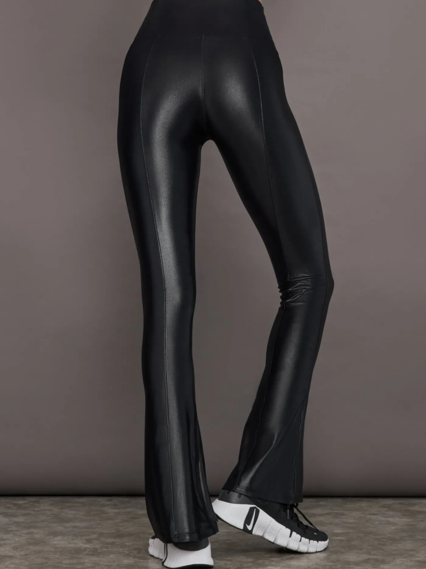 High Rise Flare Legging in Takara Shine