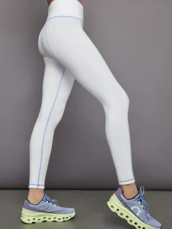 High Rise Fleece Back Seam Legging