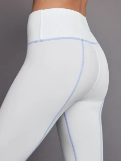 High Rise Fleece Back Seam Legging