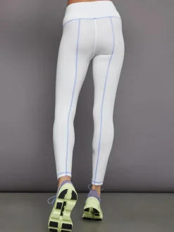 High Rise Fleece Back Seam Legging
